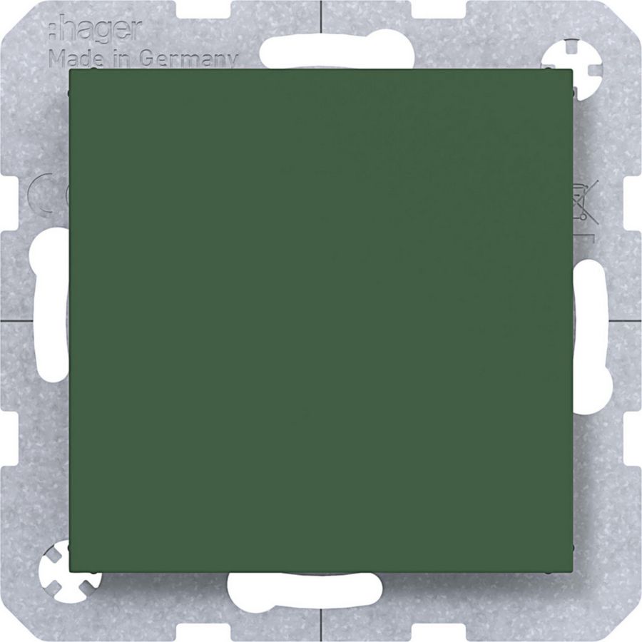 Blindplaat met centraalplaat A.x/C.x forest mat