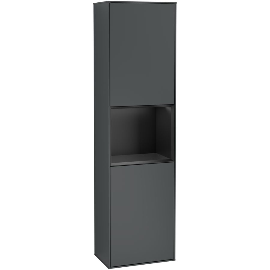 Hoge kast Finion 418x1516x270mm Mid.Blue Matt Lacquer G460PDHG