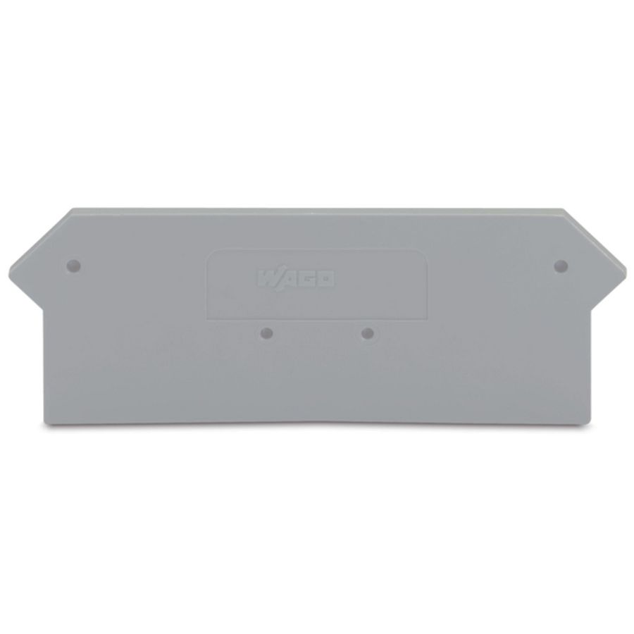 Afsluit-+tussenplaat 2mm grijs 279-316 VVE=25