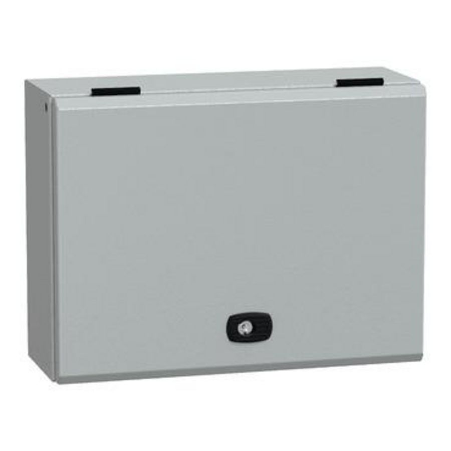 Wandkast 300x400x150mm IP66 / IK10 RAL7035 Spacial S3DB