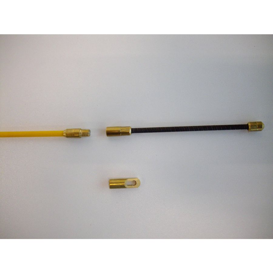 Trekveer glasfiber ø3,5mm 30mtr. 1x M5-kopje kopje