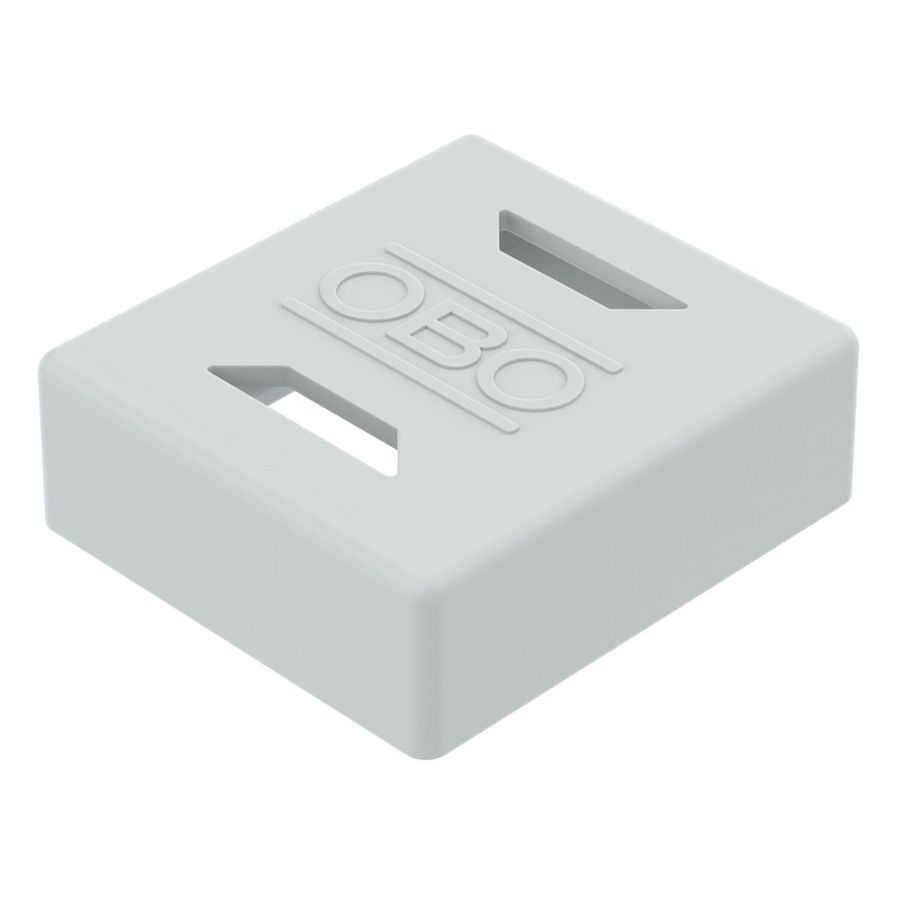 Eindkap voor draagprofiel 44x49x16 Polyethyleen grijs VVE=20