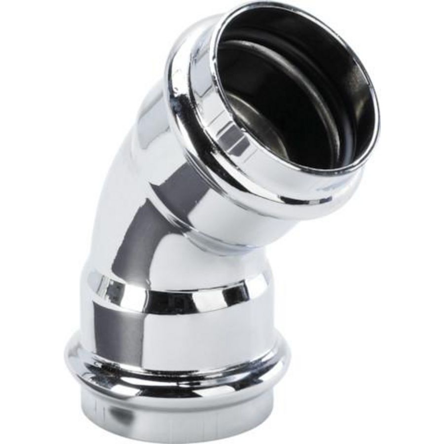 Afvoerbocht 45° 32x32mm