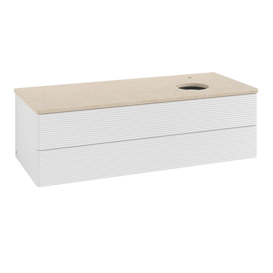Wastafelonderkast Antao 1200x360x500mm G.White.L L23153GF