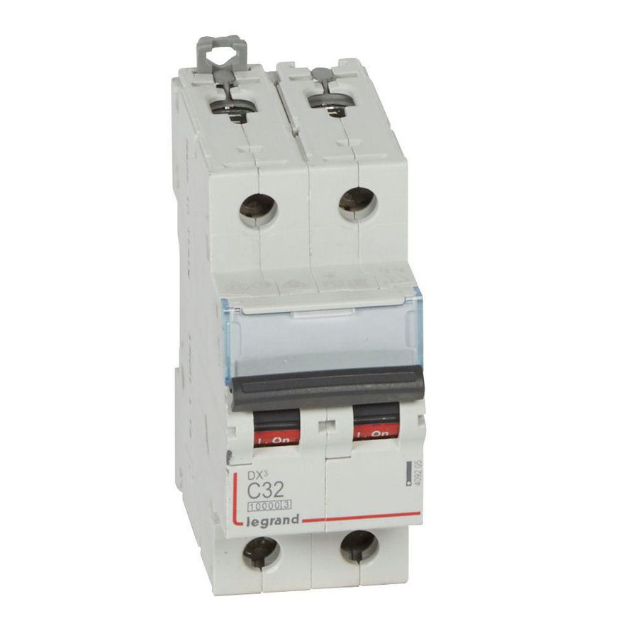 Installatieautomaat MCB DX³ 2-polig C-karakteristiek 32A 10000A