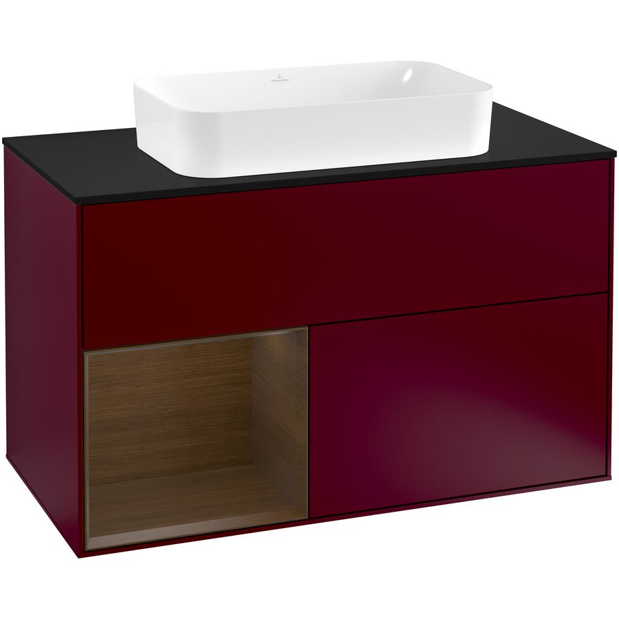 Wastafelonderkast Finion 1000x603x501mm Peony Matt Lacquer G242GNHB