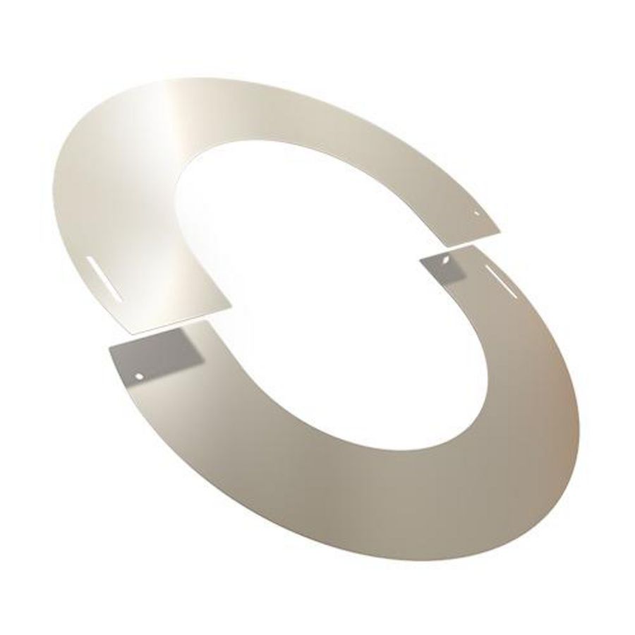 DW Ø125mm Rozet 2 delig 0-30°