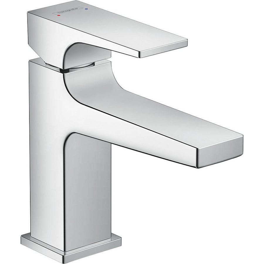 Metropol 1-hendel wastafelmengkraan 100 chroom incl. push-open plug