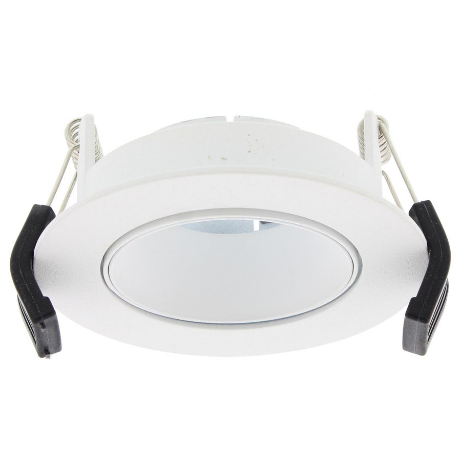 Ronde Lumiko inbouw armatuur met inzetreflector wit 92mm