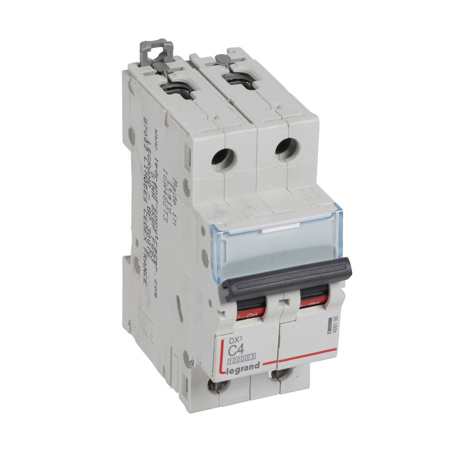 Installatieautomaat MCB DX³ 2-polig C-karakteristiek 4A 10000A