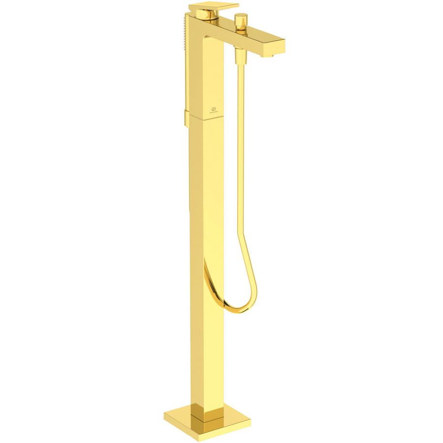 Badmengkraan vrijstaand (afbouwdeel) brushed gold Extra