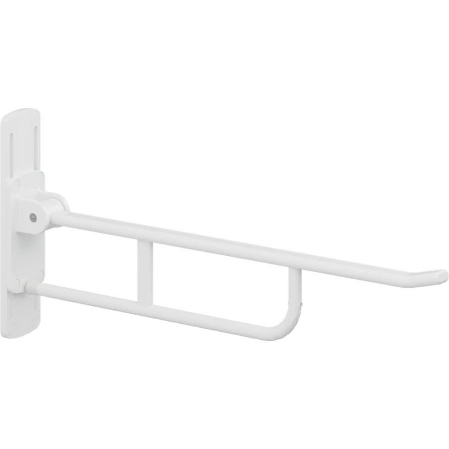 Toiletsteun in hoogte verstelbaar 850mm wit VALUE II