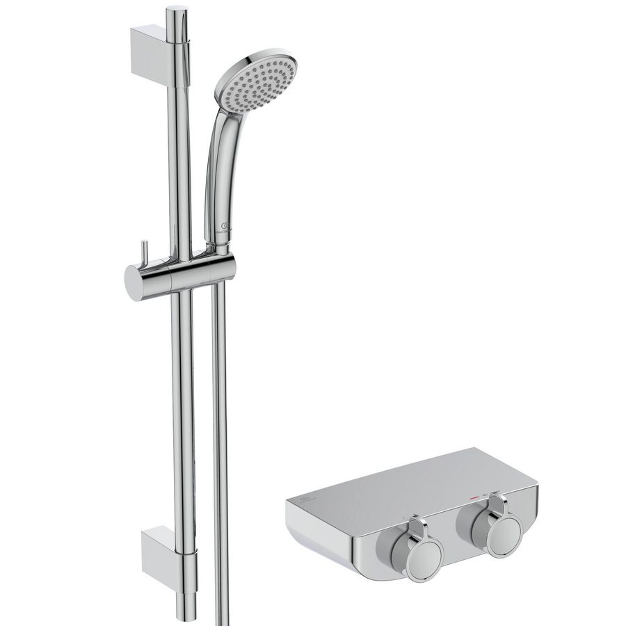 Douchethermostaat glijstangcomb 600mm chroom Ceraplus Safe Ox