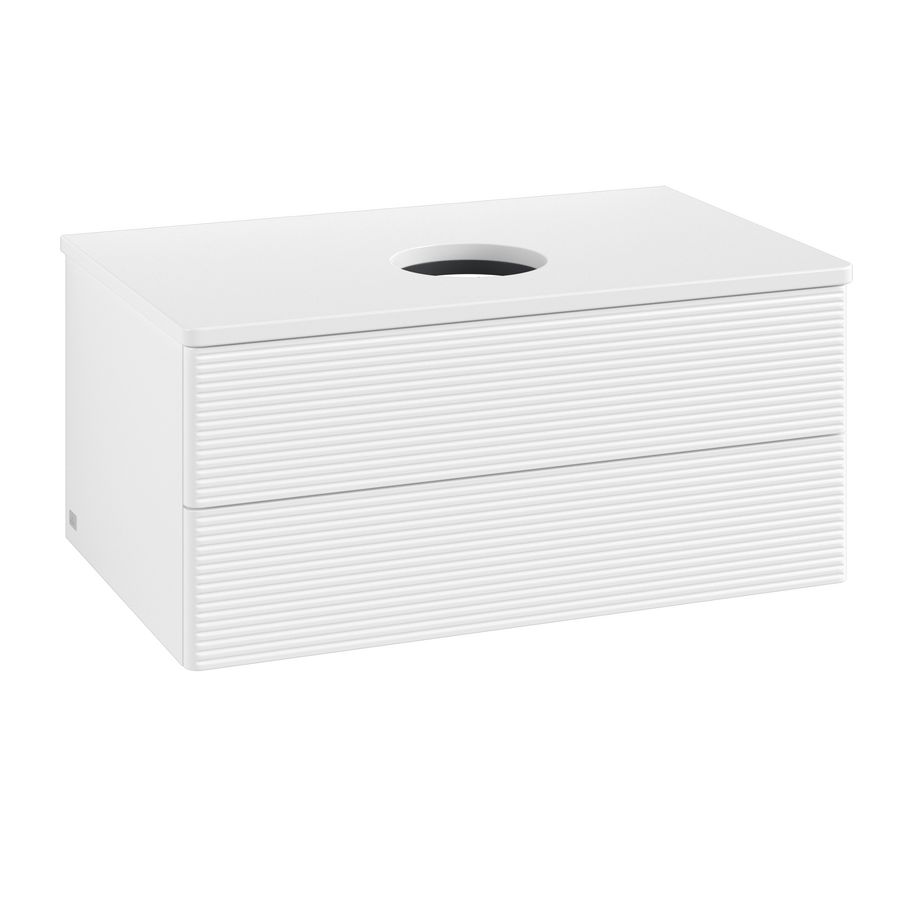 Wastafelonderkast Antao 800x360x500mm White Matt Lacquer K19110MT