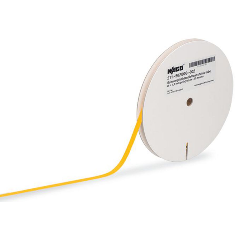 Krimpslang Smart Printer Ongekrompen 19,0mm geel
