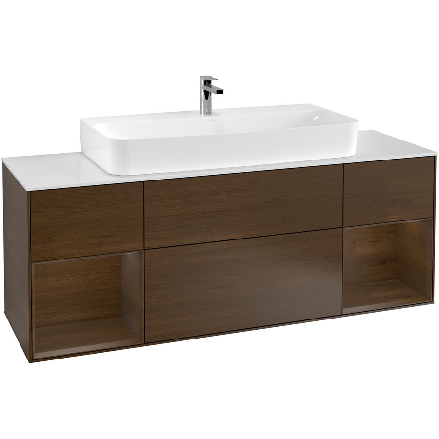 Wastafelonderkast Finion 1600x603x501mm W.Veneer F211GNGN