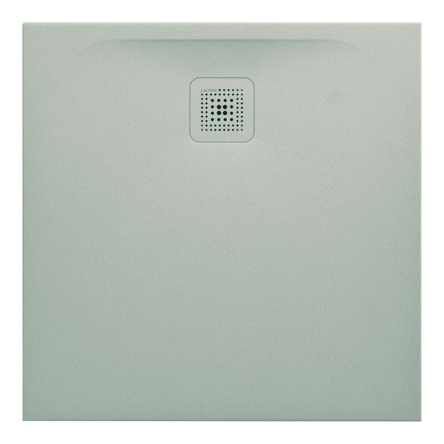 Pro douchevloer 800x800mm afvoer zijkant gecentreerd Marbond licht grijs