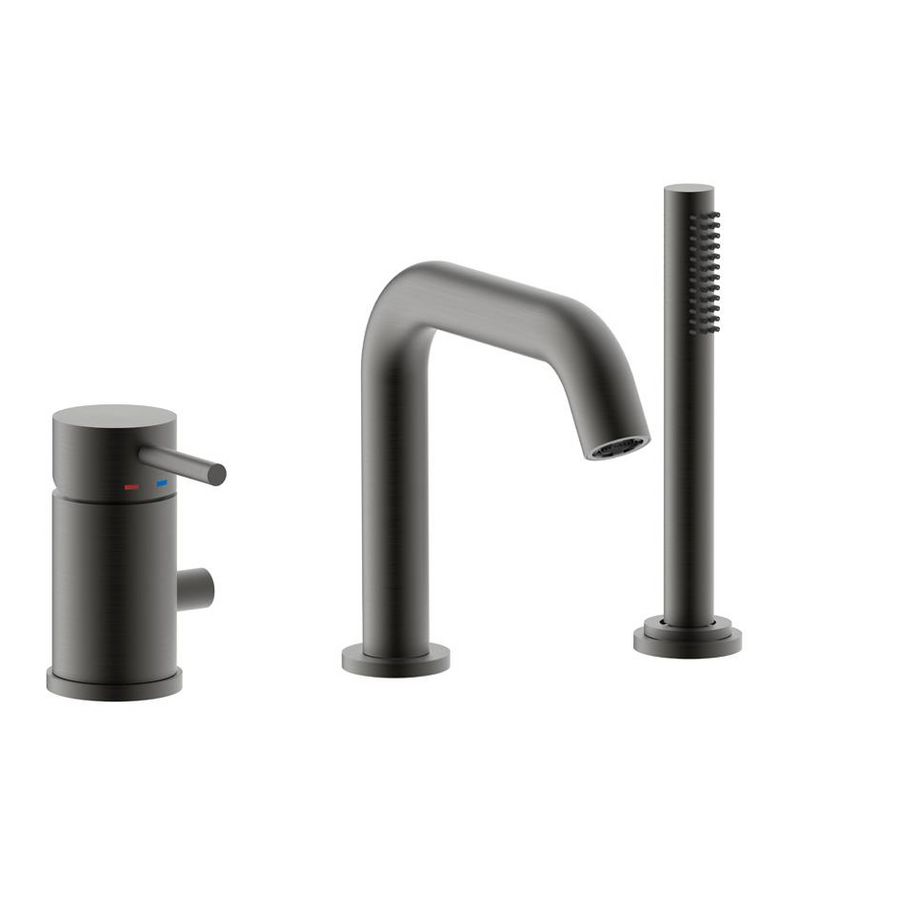 Badmengkraan LIGHT opbouw+omsteller uittrekbare handdouche LIG045NKNSP