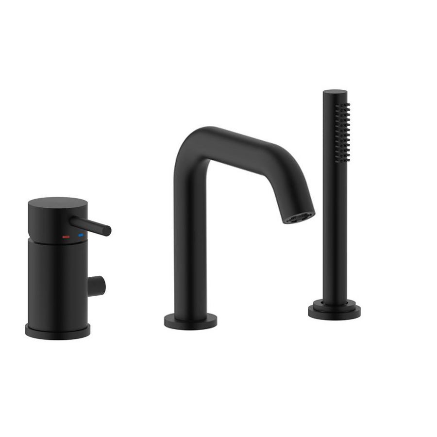 Badmengkraan LIGHT opbouw+omsteller uittrekbare handdouche LIG045NO