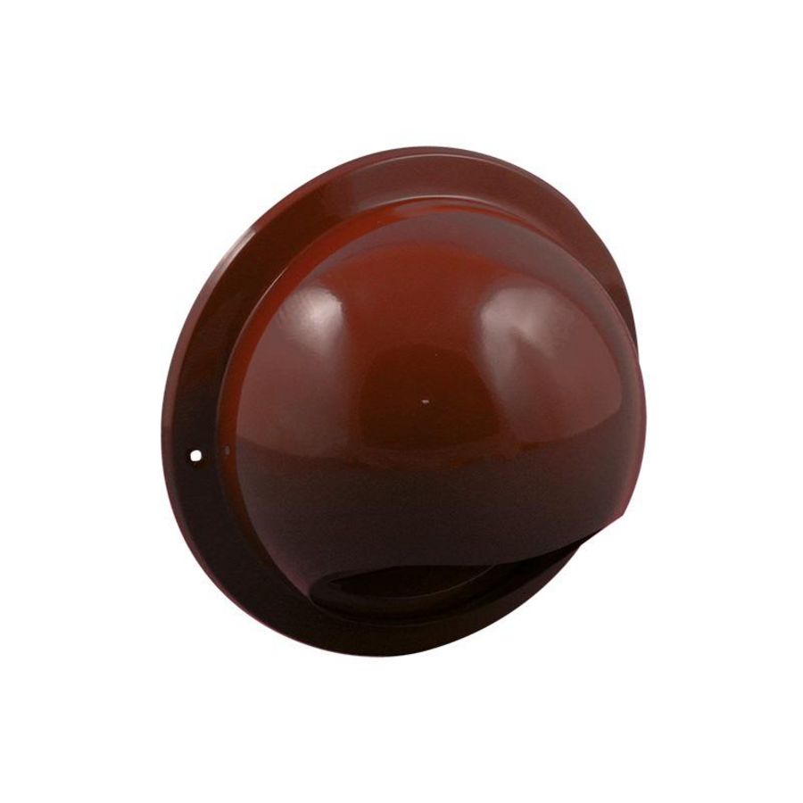 RVS buitenrooster bol model gaas Ø100mm terracotta