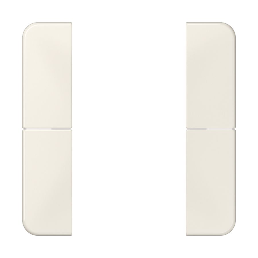 Tastafdekking compleet 2-voudig CD500 wit KNX