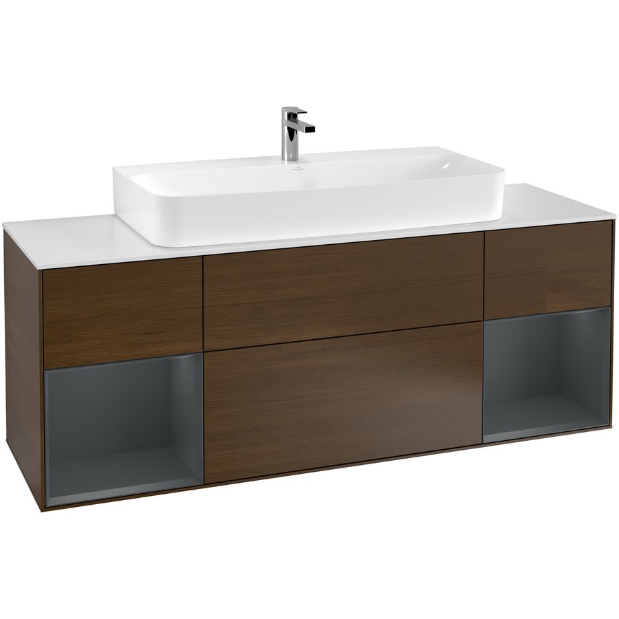 Wastafelonderkast Finion 1600x603x501mm W.Veneer F211HGGN
