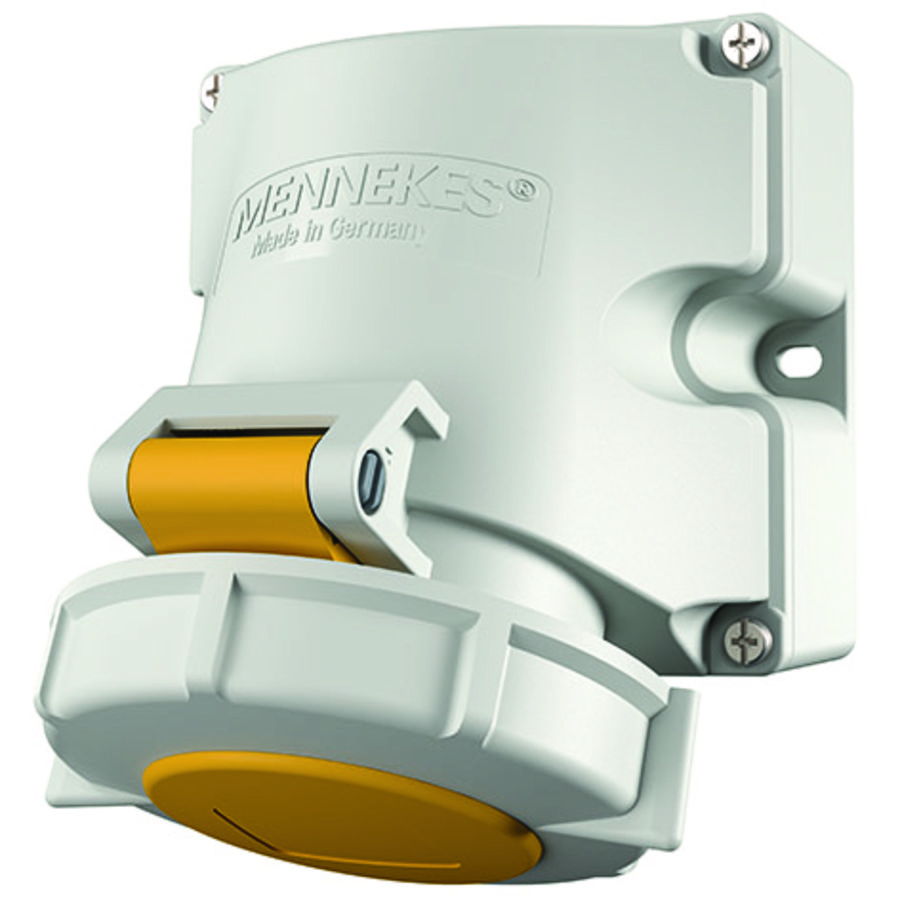 Wandcontactdoos 16A 5-polig  4H 110V IP67 TwinCONTACT