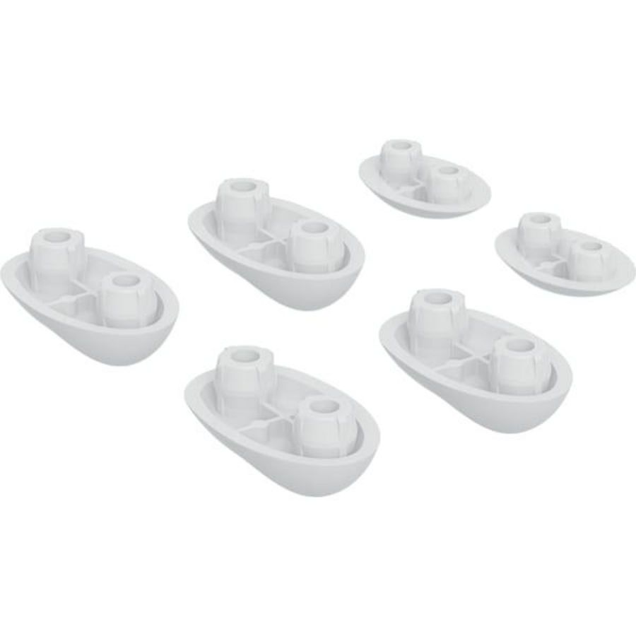 Set rubbers wc zitting en deksel AqC 8/8000+