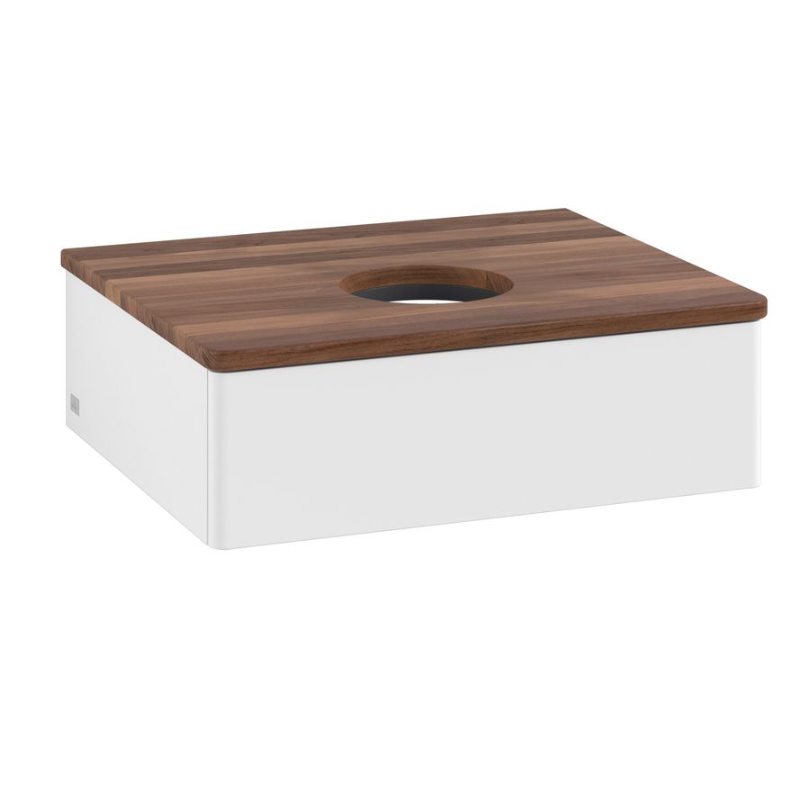Wastafelonderkast Antao 600x190x500mm White Matt Lacquer K07012MT