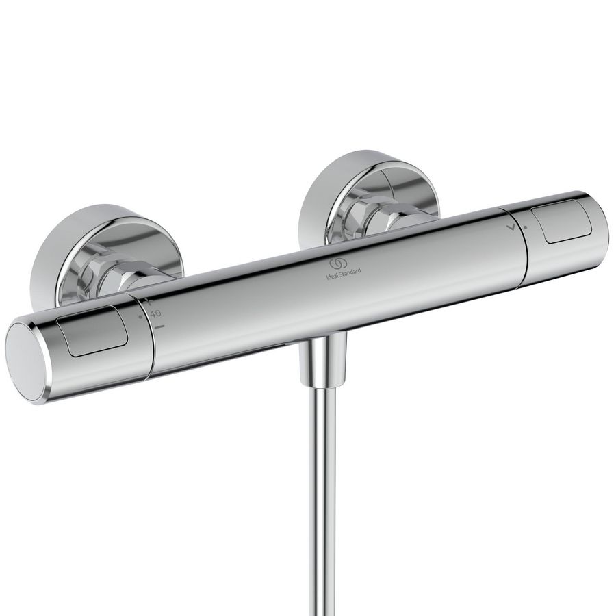 Douchethermostaat CERATHERM T25N chroom cool body 150mm incl. s-koppeling