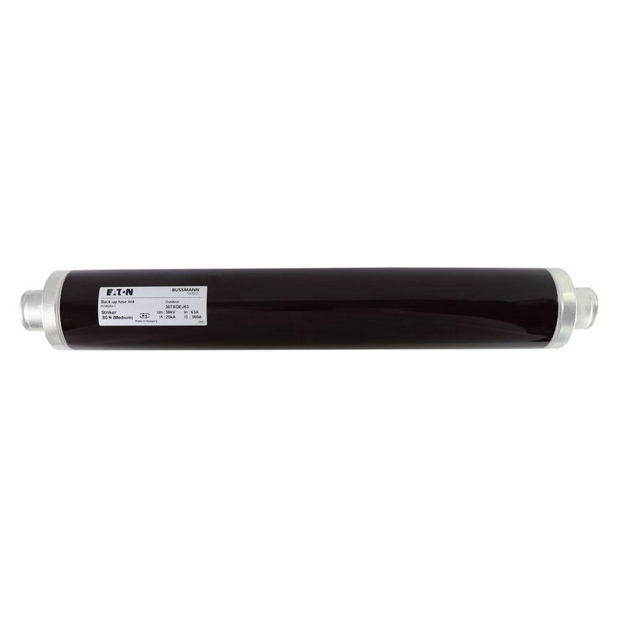 Zekering middenspanning 63A AC 36 kV 3.5" 88x537mm back-up