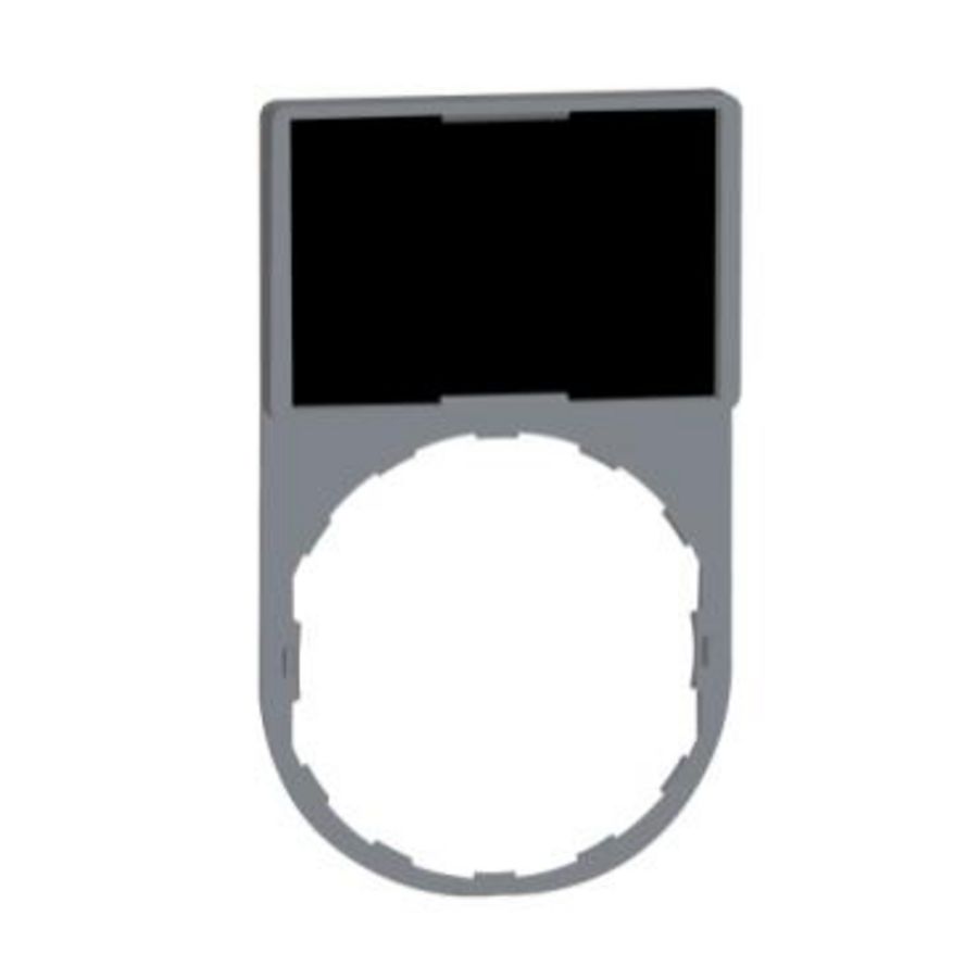 legend holder 30x50mm blank legend color plated grey VVE=10