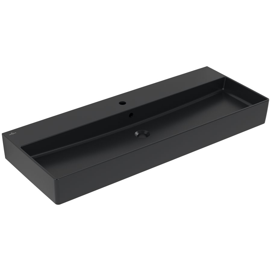Wastafel Memento 2.0 1200x470mm Pure Black CeramicPlus 4A22CLR7