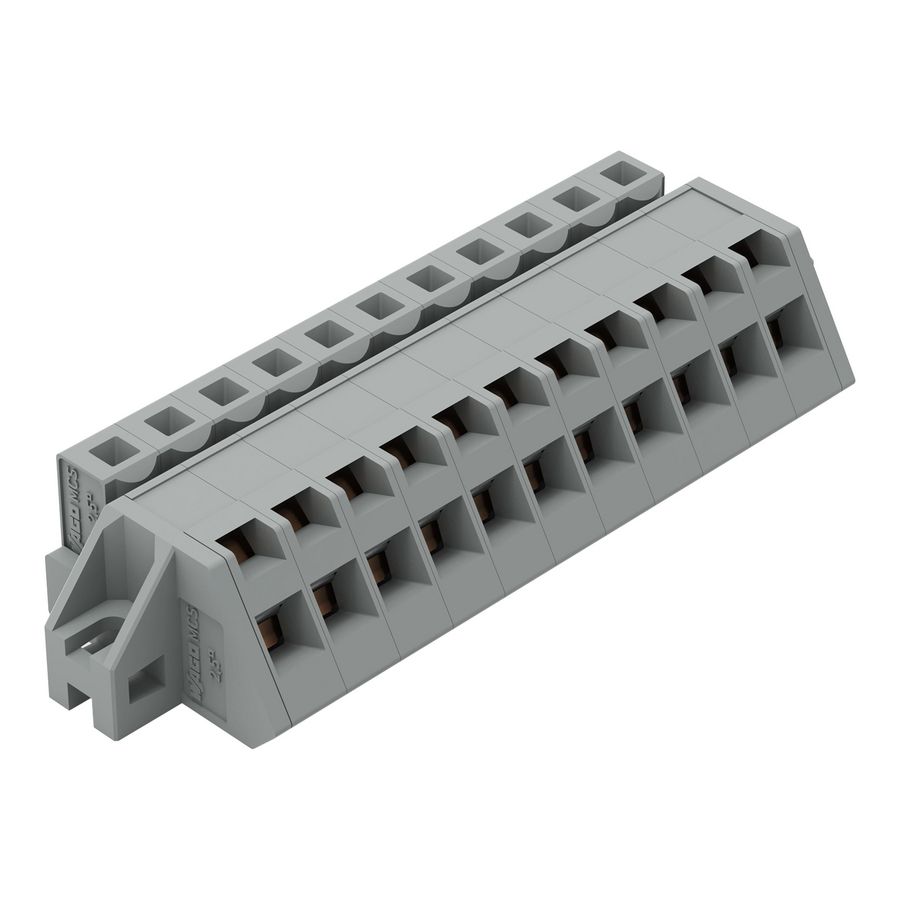 1-draads FE steker HA 2,5mm² grijs 731-511/031-000 VVE=25