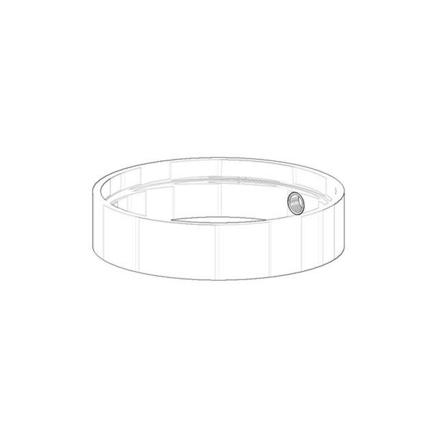 Houder voor toiletborstelgarnituur 110x25mm chr
