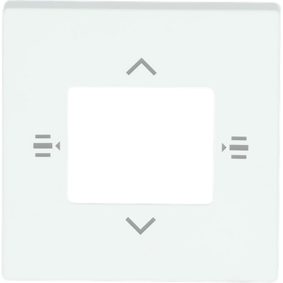 Afdekplaat 6-voudig bedieningselement KNX jaloezie mat wit (6108/61-884)