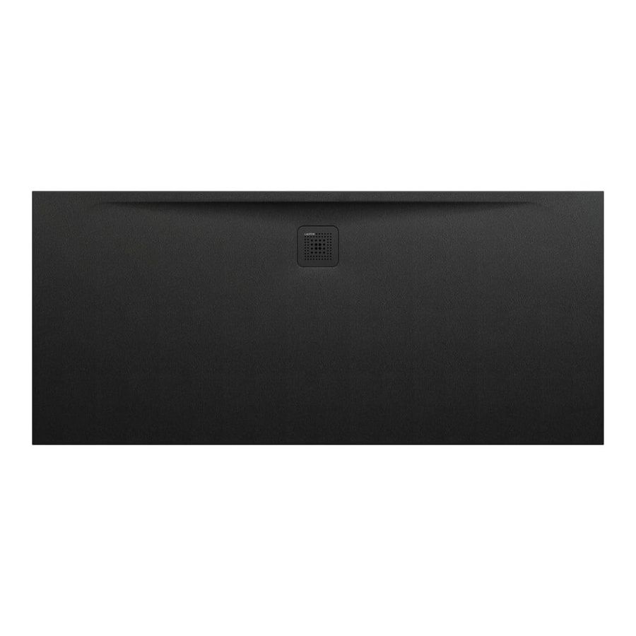 Pro douchevloer 1800X800mm Marbond mat zwart afvoer aan lange zijde H2109550800001