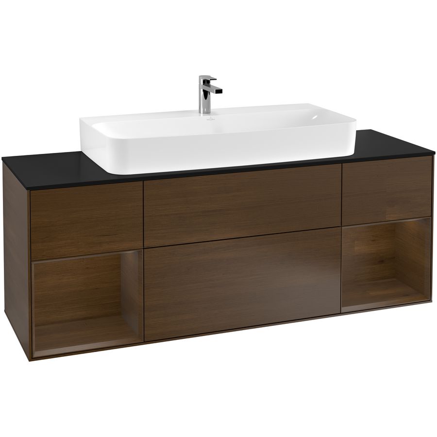 Wastafelonderkast Finion 1600x603x501mm W.Veneer F212GNGN