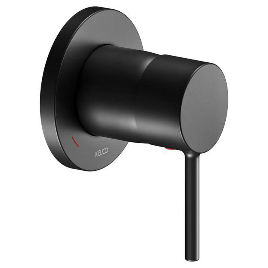 1-hendel mengkraan OPBOUW DN15 rozet rond IXMO GREEP Soft zwart