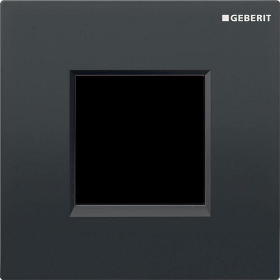 Losse voorplaat v. bedieningspaneel Type30 zwart/glanschroom/zwart