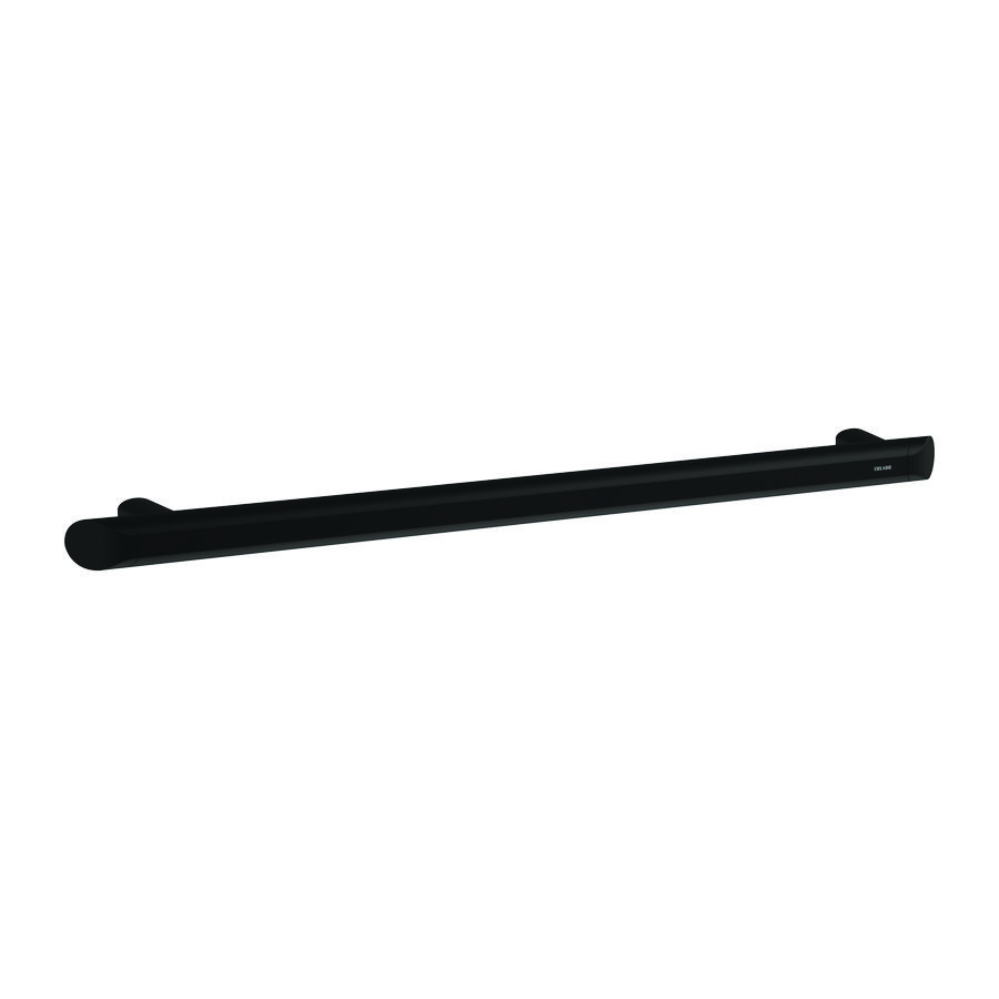 Greep Ø35 L.600 mat zwart aluminium