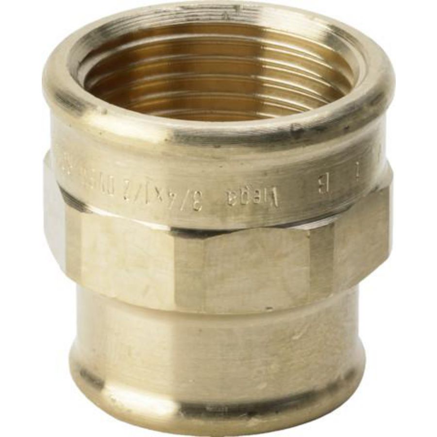 Draadsok verlopend brons 3/4"x1/2" (2x bn.) 3240 VVE=10