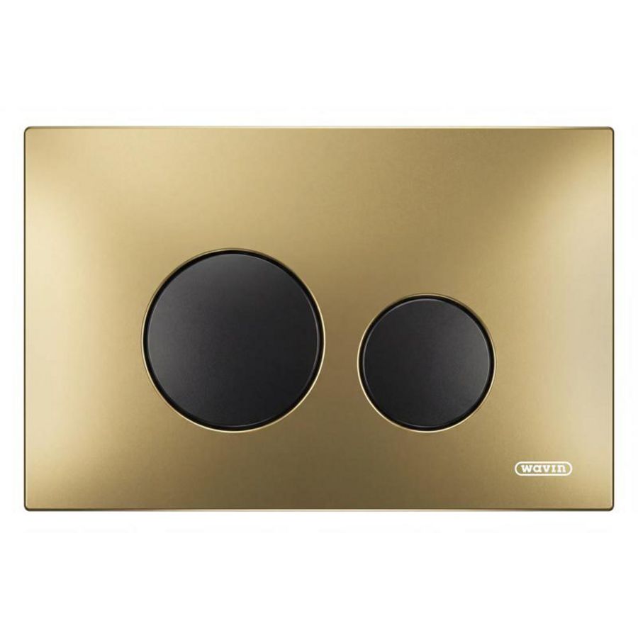 Bedieningsplaat Core WC Mat Goud/Mat Zwart LaLinea