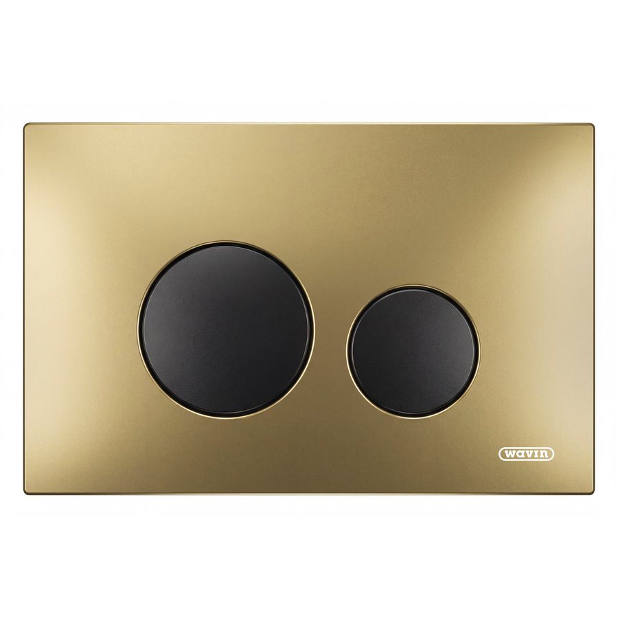 Bedieningsplaat Core WC Mat Goud/Mat Zwart LaLinea