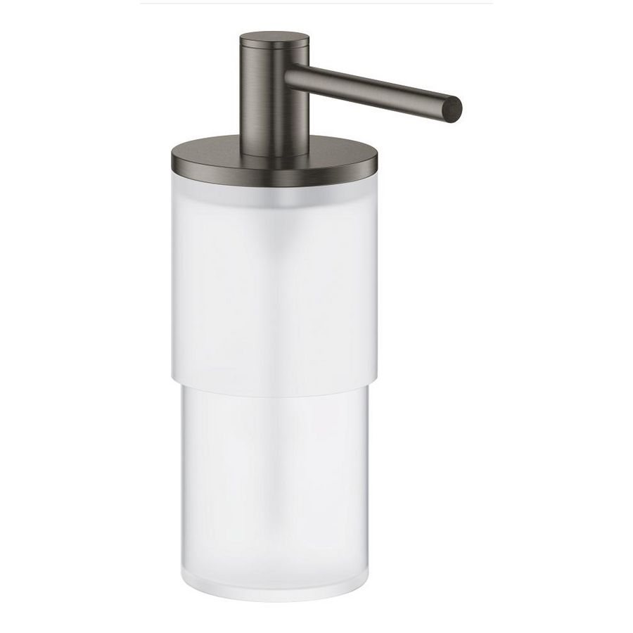 Atrio zeepdispenser hard graphite geborsteld (mat donker grijs) (Spa colors coll.)