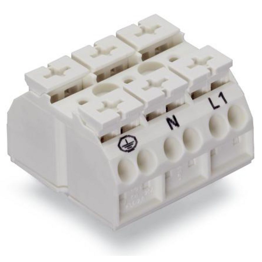 4-draads apparaataansluitklem PE-N-L1 862-9603 VVE=250