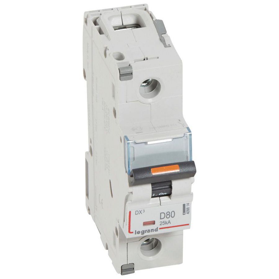 Installatieautomaat 1-polig D-karakteristiek 80A 25kA DX³ DIN