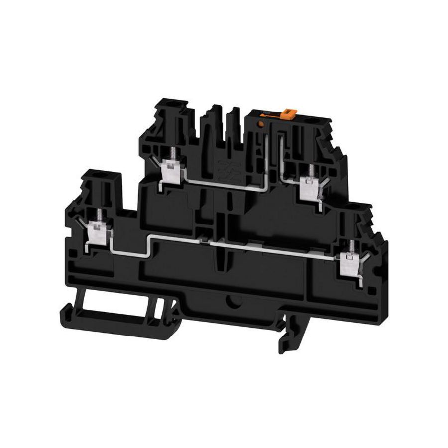 Scheidingsklem zwart 4mm² 28A 500 2893710000 VVE=50
