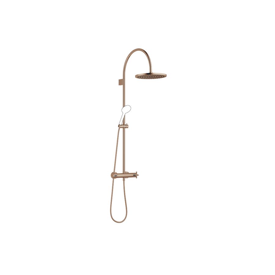 TARA Showerpipe douchether. z.handdouche 300mm Brons gebor