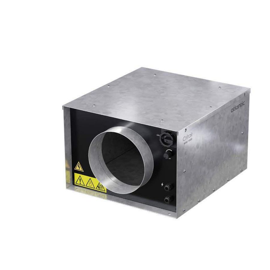 Boxventilator BV-700-200-Critair-MI 230V 690m³/u (100Pa) aansluiting Ø200mm